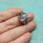 Эффектное кольцо с флюоритом