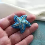 Необычные броши - морская звездочка