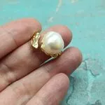 Безразмерное кольцо с жемчугом