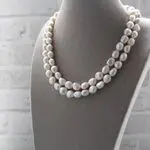 Многорядное ожерелье - жемчуг барокко