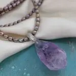 Подвеска из аметиста