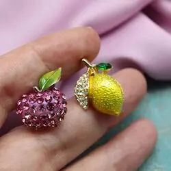 Сет из миниброшей  фрукты