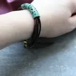 Кожанный браслет