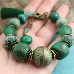 Браслет из бирюзы