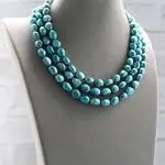 ожерелье с барочным жемчугом