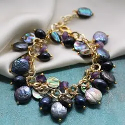 Браслет из барочного жемчуга