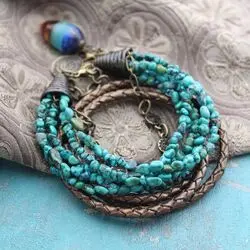 Браслет из аризонской бирюзы