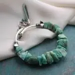 Браслет с амазонитом