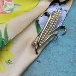 Брошь с жемчугом - броши овощи