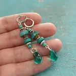 Бирюзовые серьги