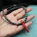 Чокер с натуральным кораллом