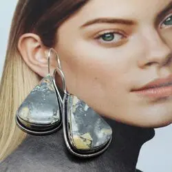 Серьги с яшмой