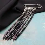 авторские броши с камнями