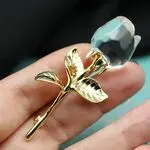 брошь цветок