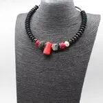 Стильные украшения с камнями - коралл, агат, турмалин