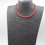 Ожерелье с красным кораллом