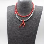 Авторские украшения  с натуральными камнями - коралл