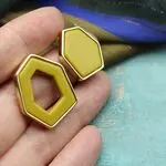 Необычные асимметричные серьги - дизайнерские украшения