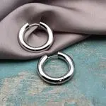 Серьги серебрянные кольца
