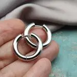 Серьги бублики