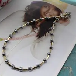 Колье чокер с гематитом