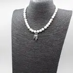 Чокер с подвеской замок с ключами