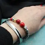 Стильные браслеты с кораллами