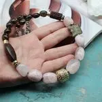 Авторские украшения с раухтопазом