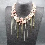 Дизайнерские украшения в бохостиле с цепочками