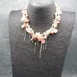 Колье намотка с кораллами