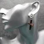 Серьги рустикальные