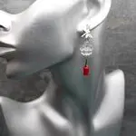 Серьги со стрекозами