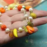 Колье фрукты