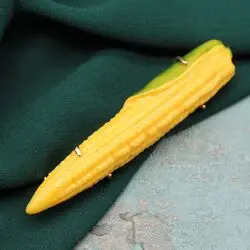 Брошь в виде кукурузы