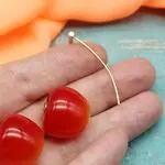 Серьги с вишнями