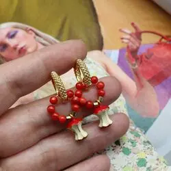 Серьги трансформеры с подвесками