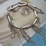 Модные украшения - с камнями и цепями