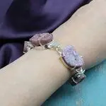 Авторские украшения с корундами - необработанный корунд