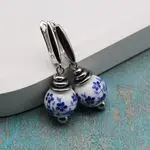 Серьги в стиле Гжель