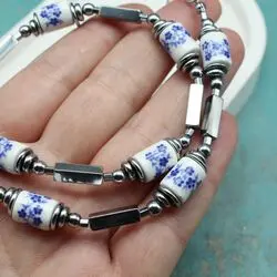 Колье Гжель