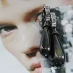 Стильные серьги с натуральными камнями - соколинный глаз