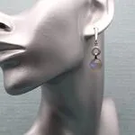 Авторские украшения с лабрадором - серьги