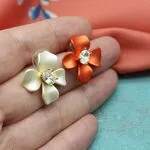 Серьги цветы